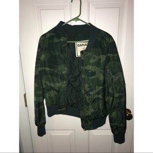 Camo bomber jacket